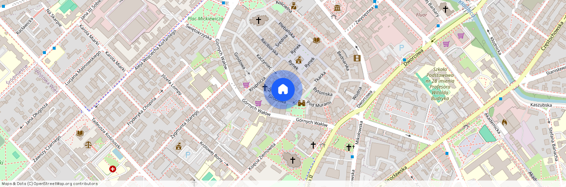 ul. Bankowa, Starówka, Śródmieście, Gliwice, śląskie