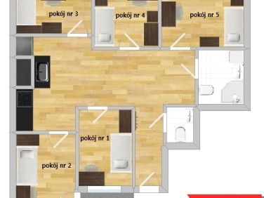 Pokój, ul. Orlińskiego - Zdjęcie 5