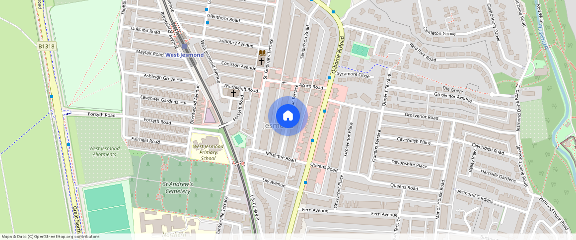 Larkspur Terrace, Newcastle Upon Tyne, NE2