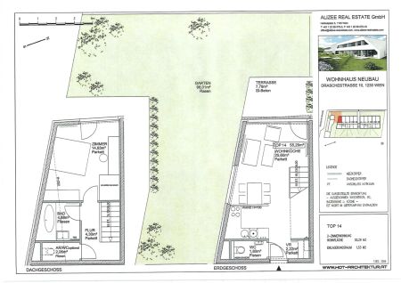 Ruhig gelegene 2-Zimmer Maisonette-Wohnung in ruhiger Lage mit eigenem Garten und Küche inkl. - Foto 2