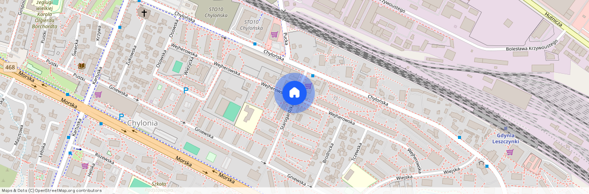 ul. Gospodarska, Chylonia, Gdynia, pomorskie