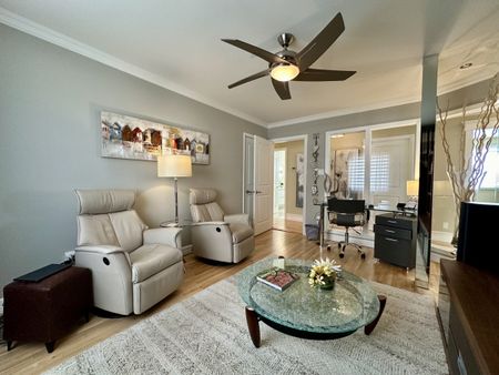 St-Léonard: Superbe logement de 1500pc avec 3 chambres+bureau avec stationnement extérieur, offert en location semi-meublé - Photo 2