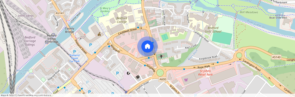 St. Johns Street, Bedford, Bedfordshire, MK42