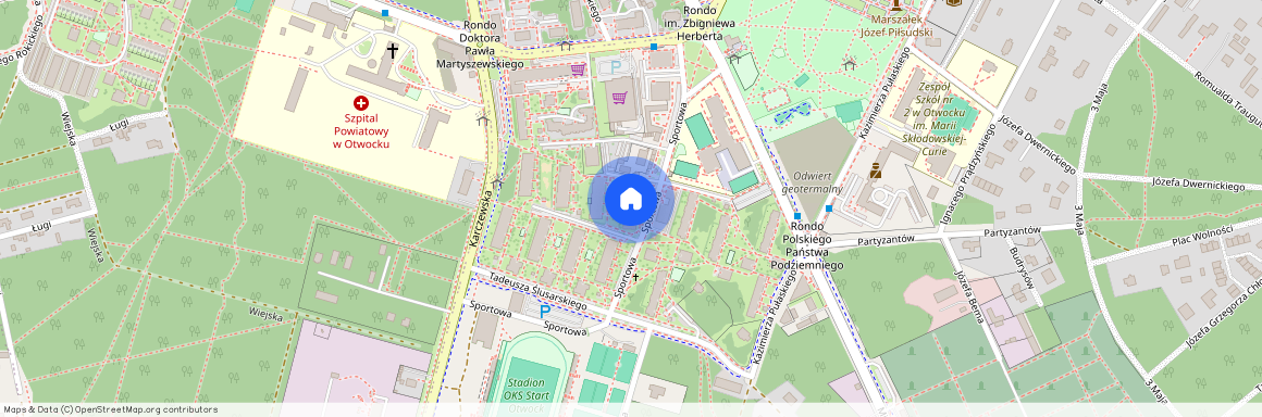 Otwocki, Otwock, Stadion, Sportowa