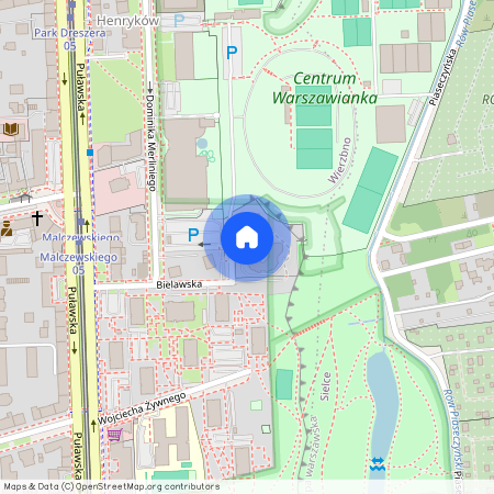 ul. Bielawska, Wierzbno, Mokotów, Warszawa, mazowieckie