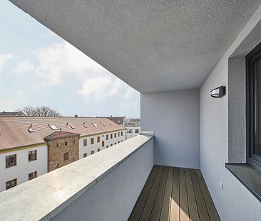 Leipzig: VERMIETET: Familienwohnung mit großer Terrasse + Balkon + Einbauküche + 2 Bäder + Tiefgarage - Foto 3