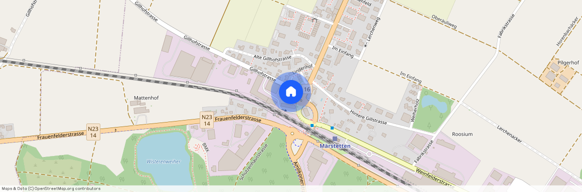 8560, Märstetten, Gillhofstrasse, 1