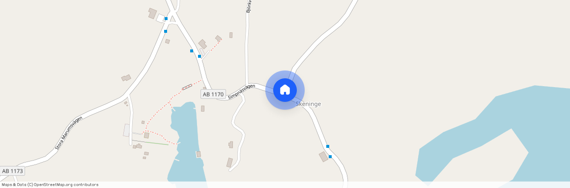 Skeppsmyravägen, Björkö