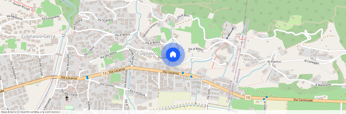 Via Valletta, 6516, Cugnasco