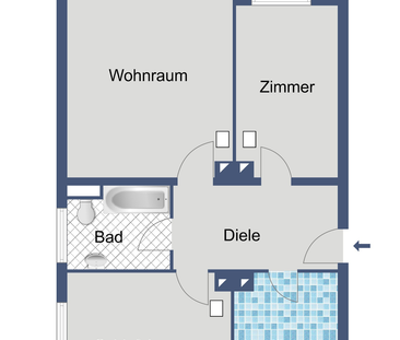 Gemütliche 3-Zimmer-Wohnung zum Wohlfühlen! - Photo 2