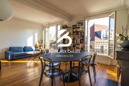 BUTTE AUX CAILLES - PLACE ABBE GEORGES HENOCQUE - 3 PIECES (57 m - Photo 3