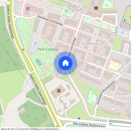 ul. Bolesława Orlińskiego, Czyżyny, Czyżyny, Kraków, małopolskie