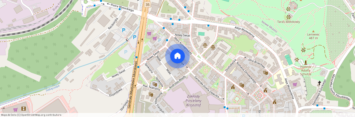 ul. Adama Pługa, Śródmieście, Wałbrzych, dolnośląskie