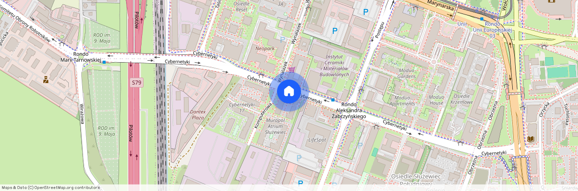 ul. Cybernetyki, Służewiec, Mokotów, Warszawa, mazowieckie