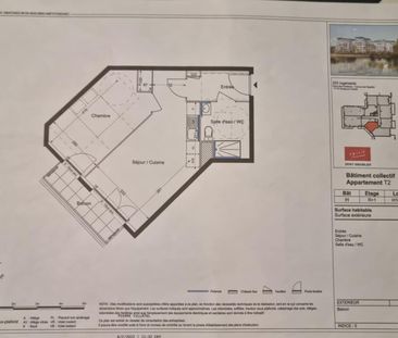 location Appartement T2 DE 42.37m² À SAVIGNY LE TEMPLE - Photo 1