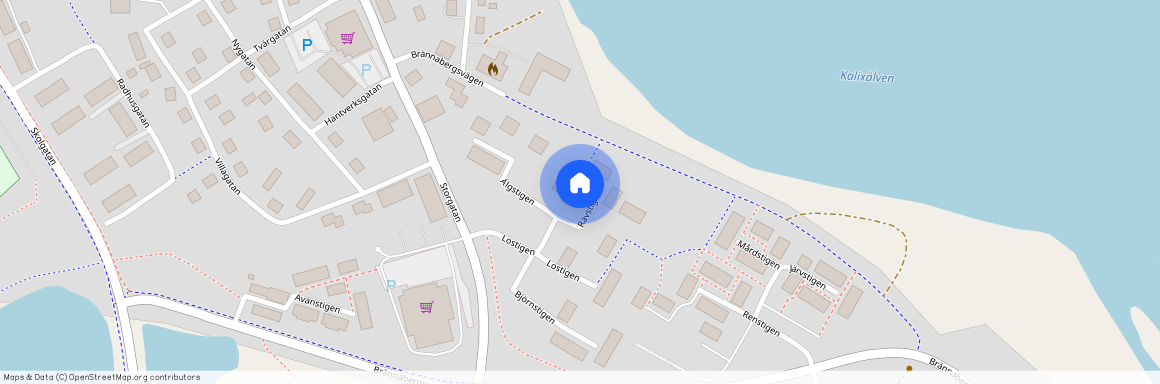 Overkalix, Rävstigen 9, lgh 1101, övre plan med balkong.