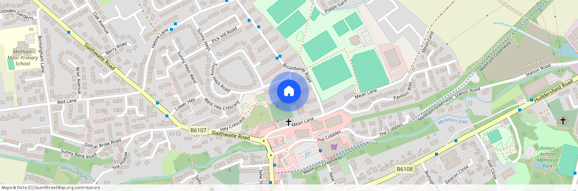 One Bedroom Flat. Scarr Green Close, Meltham, Huddersfield, West Yorkshire, HD9 5PZ