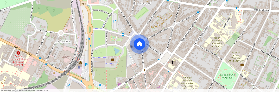 Rue de la Loi, 2, 201, 7100, La Louvière