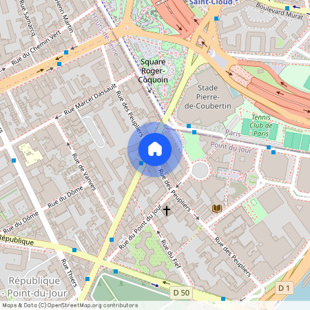 44 Rue des Peupliers, 92100 Boulogne-Billancourt, France