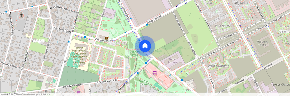 ul. Kazimierza Gierdziejewskiego, Szamoty, Ursus, Warszawa, mazowieckie