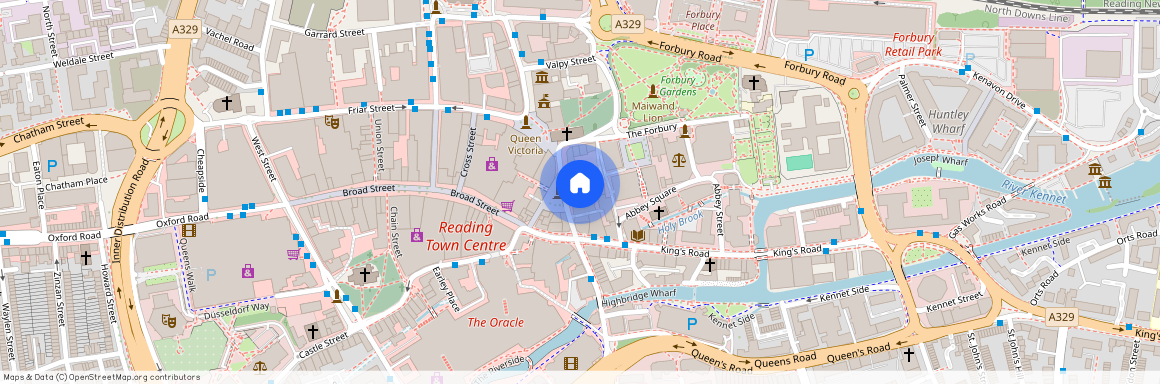 Market Place, Reading, Berkshire, RG1