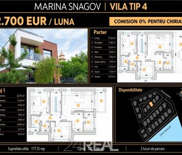 Vile premium de inchiriat in Marina Snagov - piscina si ponton privat - Photo 3