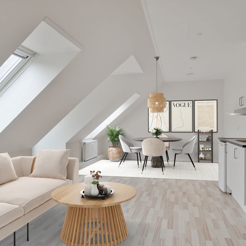 Stor 1-vær lejlighed i hjertet af Viborg - Foto 1