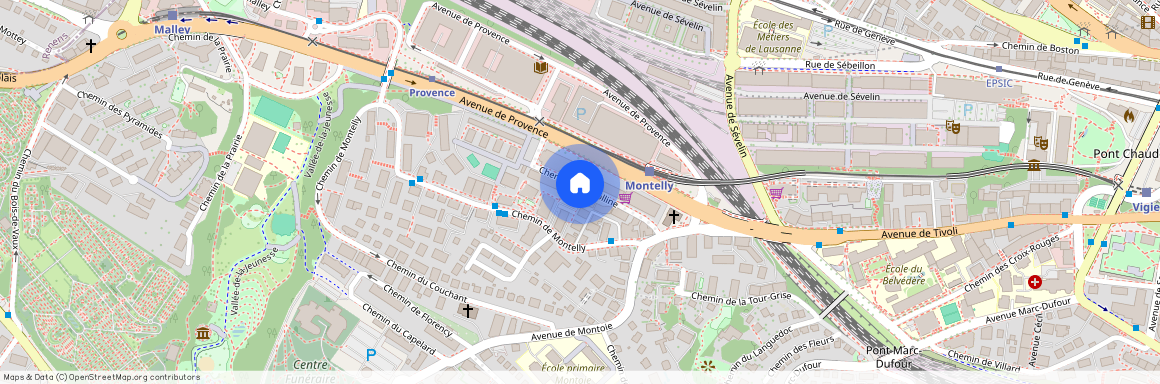 1007, Lausanne, Chemin De La Colline, 5b