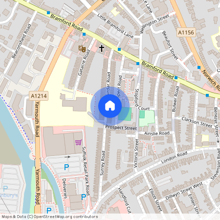 Ipswich, Ipswich IP1