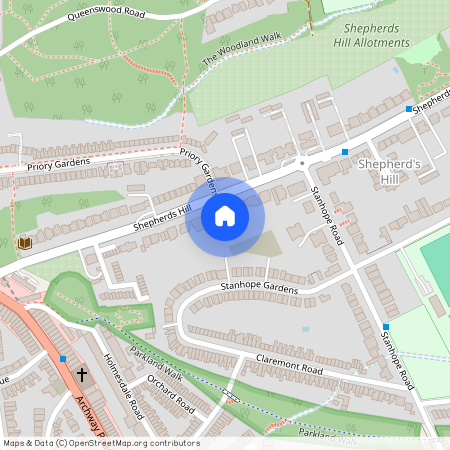 Shepherds Hill, Highgate, London, N6