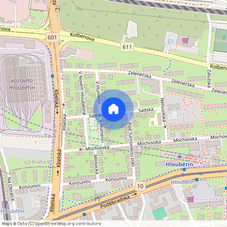 Sadská, Praha 9 - Hloubětín