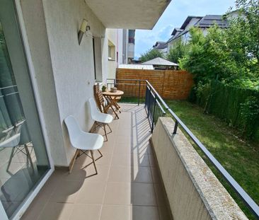 Inchiriere garsoniera cu gradina de 40mp in Sanpetru Residence - Fotografie 1