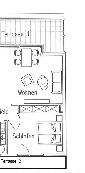 Penthousewohnung mit Einbauküche und PKW- Stellplatz - Photo 1