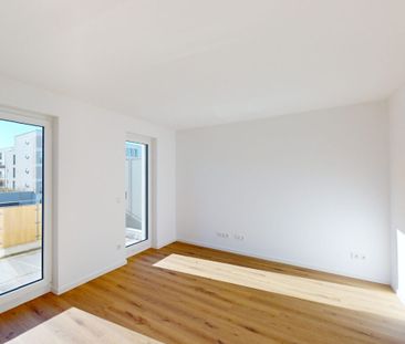 Ideal für Singels oder Paare: 2-Zimmer-Neubauwohnung mit EBK und Sü... - Photo 2