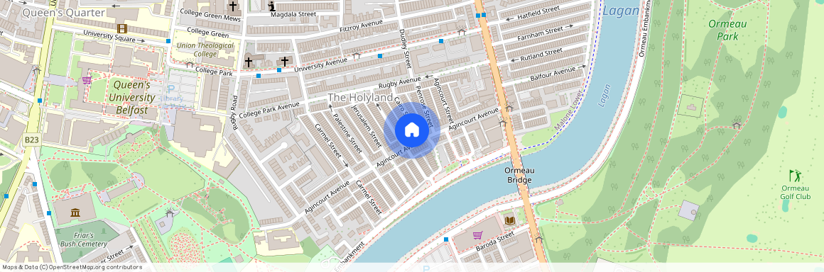 All Bedrooms Upstairs, 45 Agincourt Avenue, University Quarter, Belfast, BT7 1QA