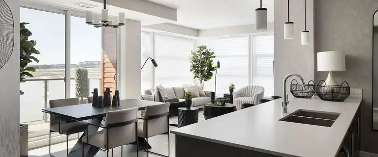 WESTMAN VILLAGE, 2BR+Den, SW corner, 2 parking spaces | 401 - 122 Mahogany Centre SE, Calgary - Photo 1