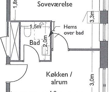 2-værelses studiebolig (Type A) - Foto 6