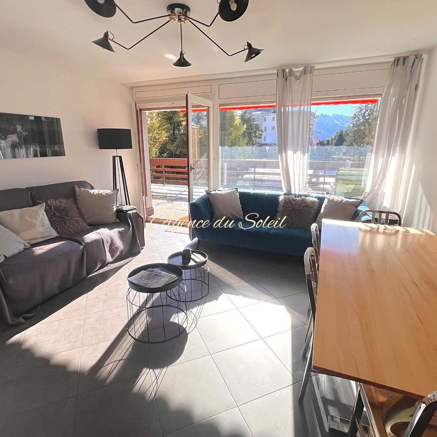 À louer à l'année ou à la saison d'hiver, cet adorable 2.5 pièces au coeur de la station - Photo 1