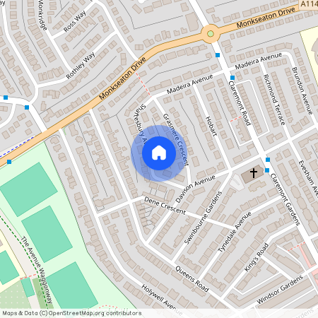 Shaftesbury Avenue, Whitley Bay