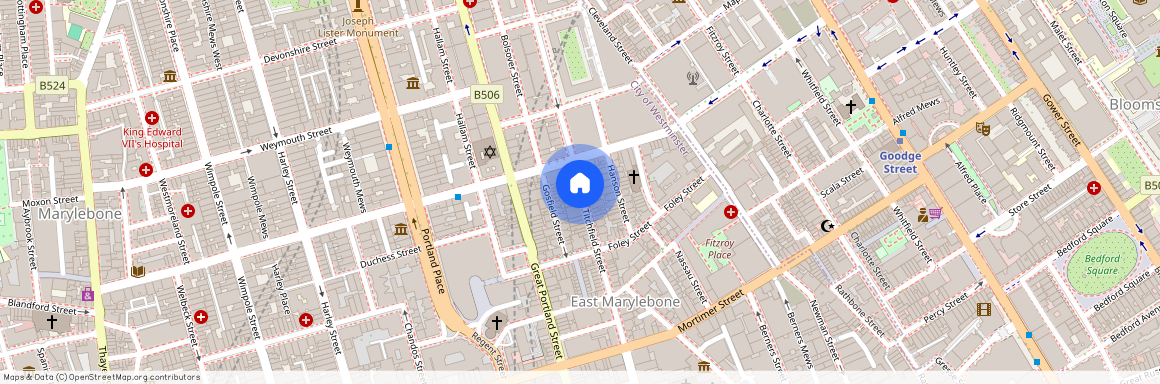 Great Titchfield Street, Fitzrovia, London