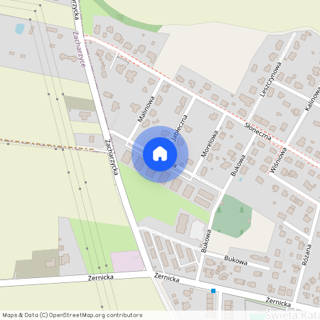 ul. Kasztanowa, Święta Katarzyna, Siechnice, wrocławski, dolnośląskie