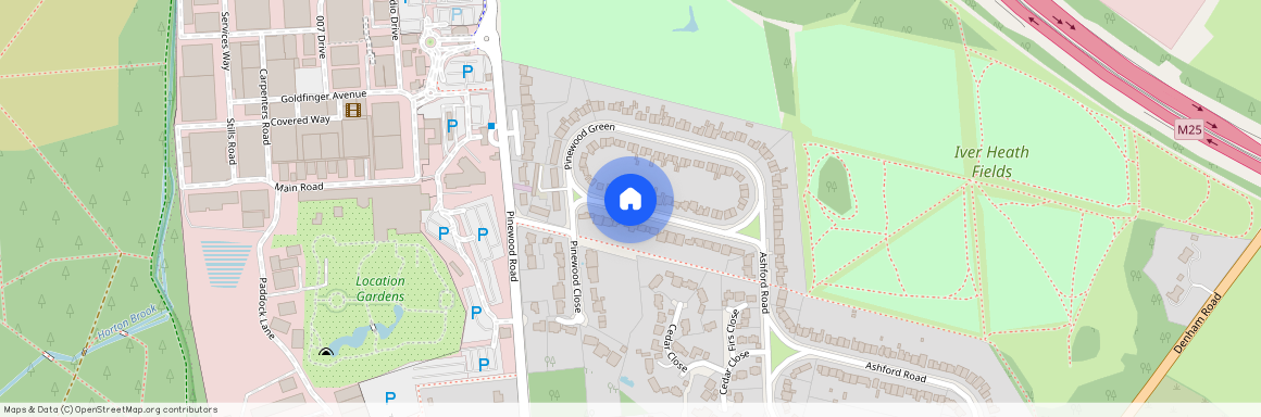 Pinewood Green, Iver, SL0