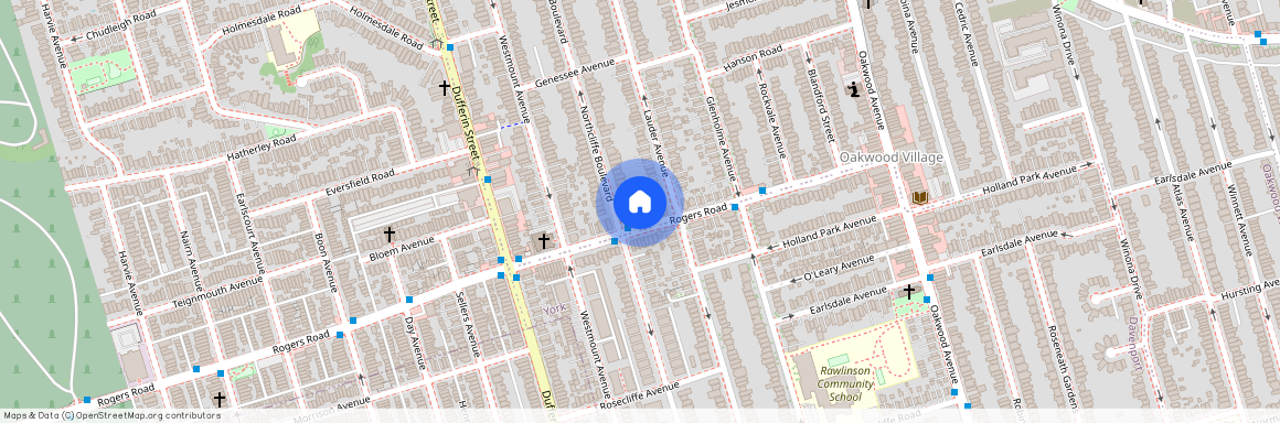 52 Rogers Road #Bsmt, Toronto, Oakwood Village