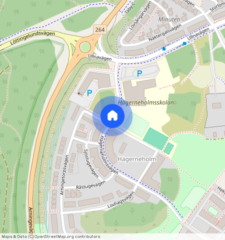 Hägerneholmsvägen, Täby