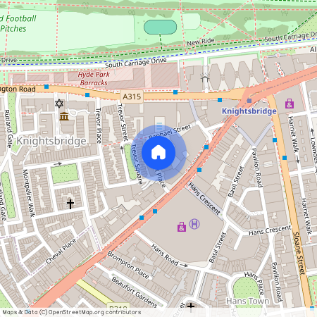 Lancelot Place, Knightsbridge, London, SW7