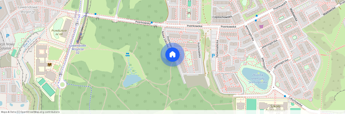 ul. Wieżycka, Ujeścisko-Łostowice, Gdańsk, pomorskie