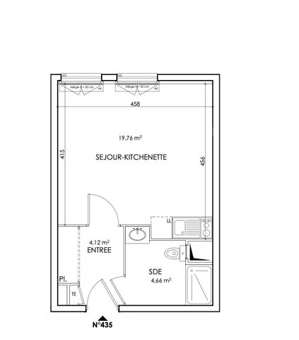 Location Appartement 1 pièce 29m² LE BLANC MESNIL 93150 - Photo 2