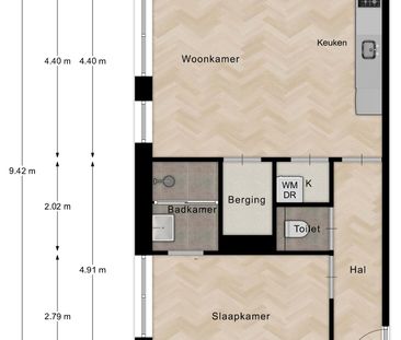 Appartement te huur: Heiligeweg 97-B 1561 DG Krommenie - Foto 3