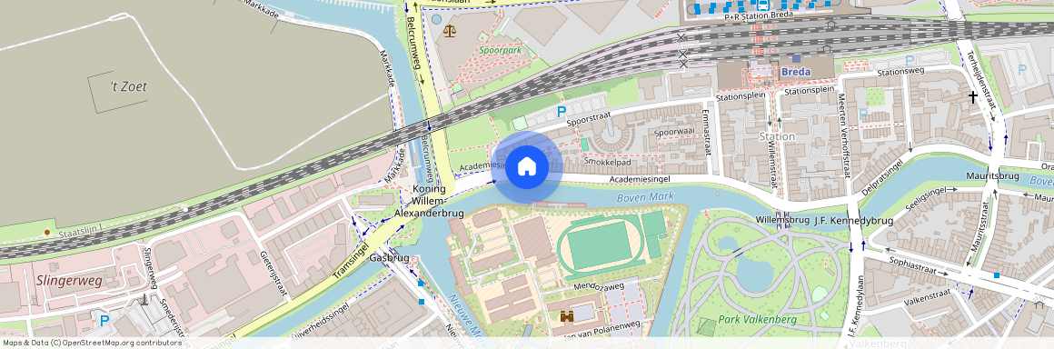 Station, 4811 AD, Academiesingel, Breda
