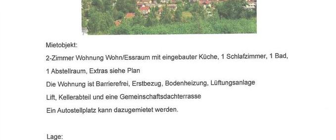 2 Zimmer Whg mit Betreungsmöglichkeit in Kleinstadt im Bay. Wald - Foto 1